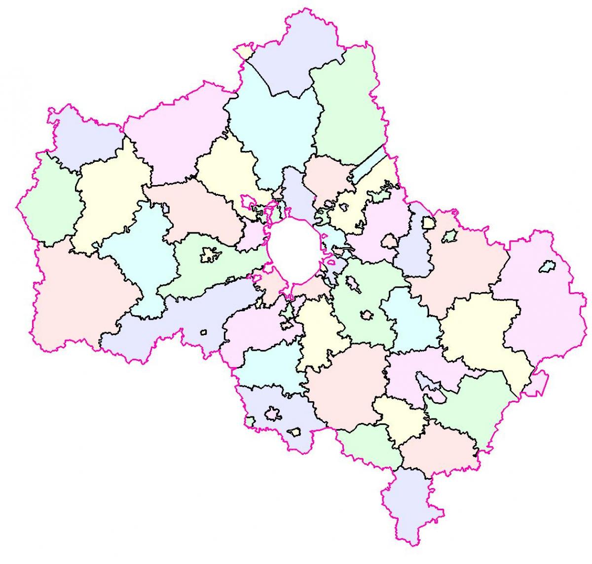 Moskva نقشه منطقه