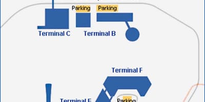 Sheremetyevo ترمینال نقشه
