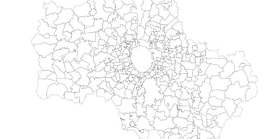 Moskva شهرداری نقشه