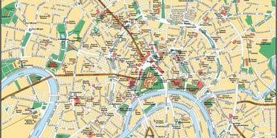 Moskva street map