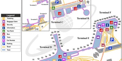 SVO ترمینال نقشه