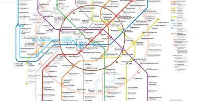مترو مسکو نقشه