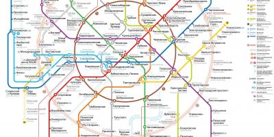 Moskva حمل و نقل نقشه