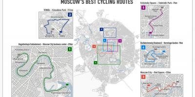 Moskva دوچرخه نقشه