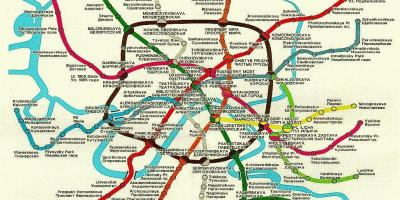 مسکو راه آهن نقشه