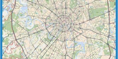 Moskva نقشه توپوگرافی