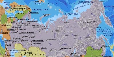 نقشه از مسکو, روسیه